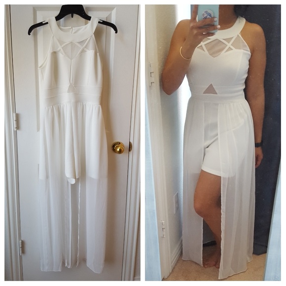 sweet storm maxi romper